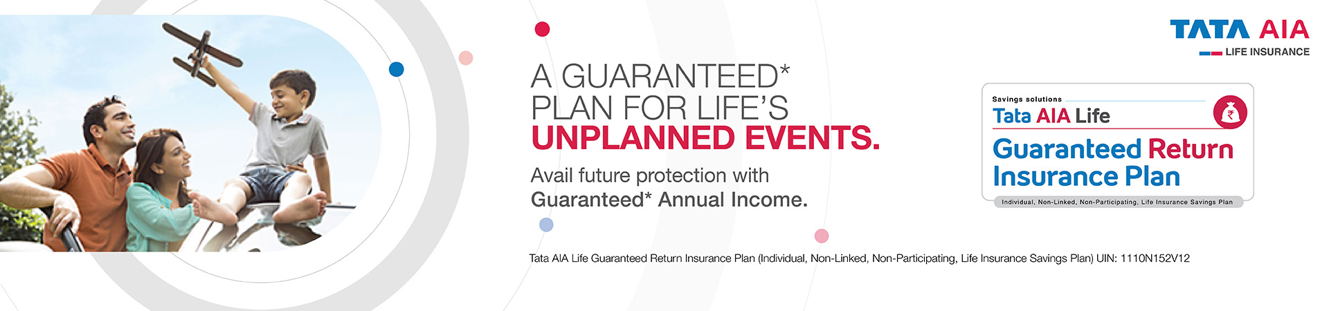 Tata AIA Life Guaranteed Return Insurance Plan