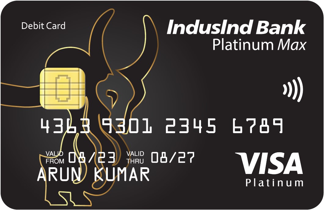  Titanium Debit Card: Indus Maxima Account